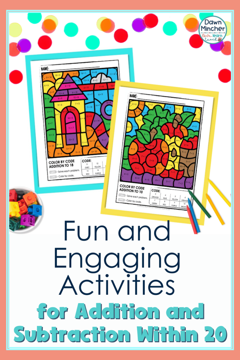 Fun and Engaging Activities for Teaching Addition and Subtraction ...