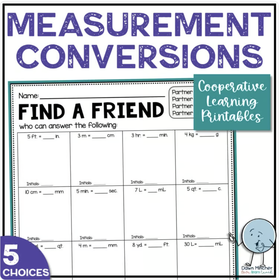 If your students are shutting down during measurement word problems, having engaging and differentiated practice ready makes a huge difference. These measurement activities give your students practice with a variety of concepts without being repetitive or overwhelming.