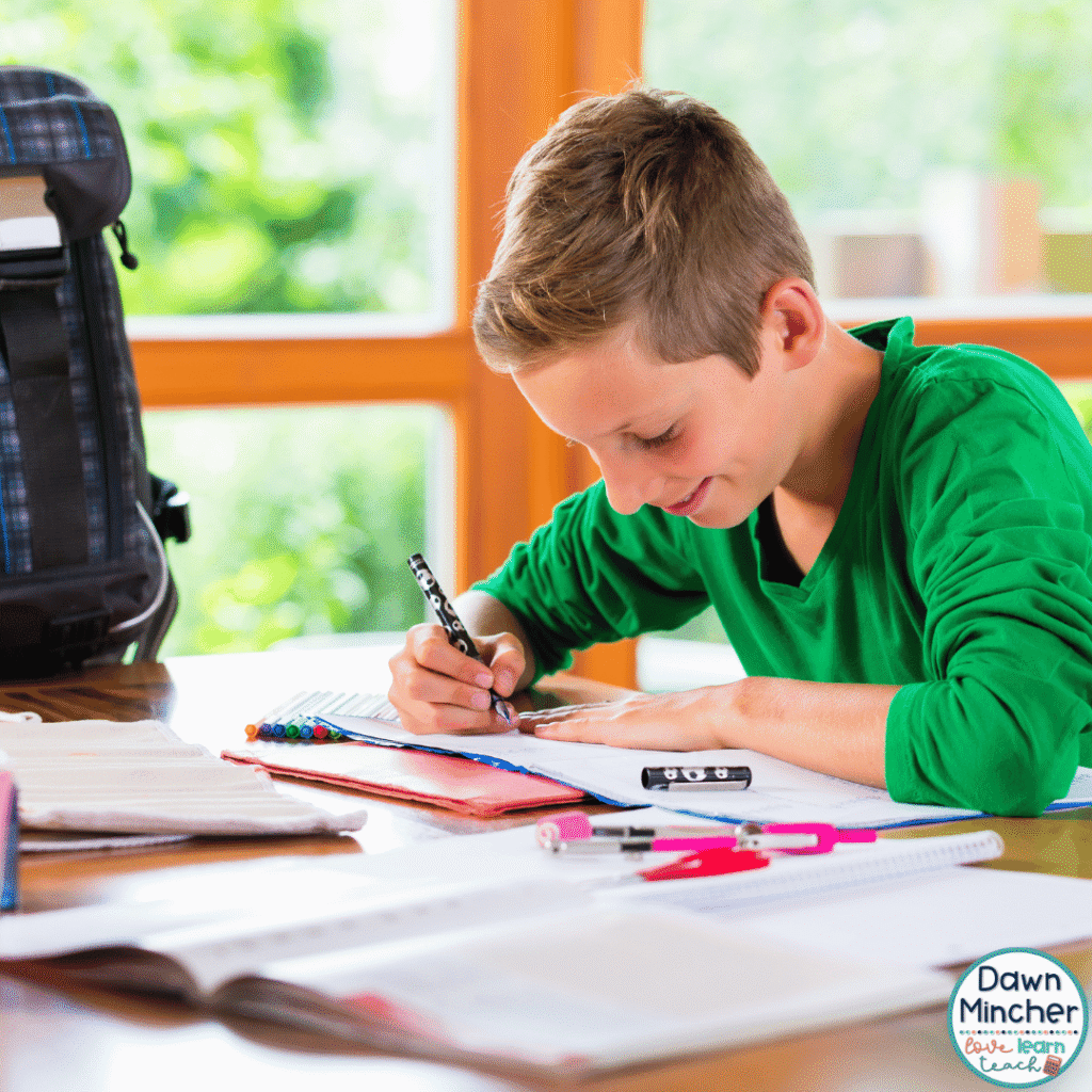 Summer review packets provide a small amount of consistency in your student's summer routine.