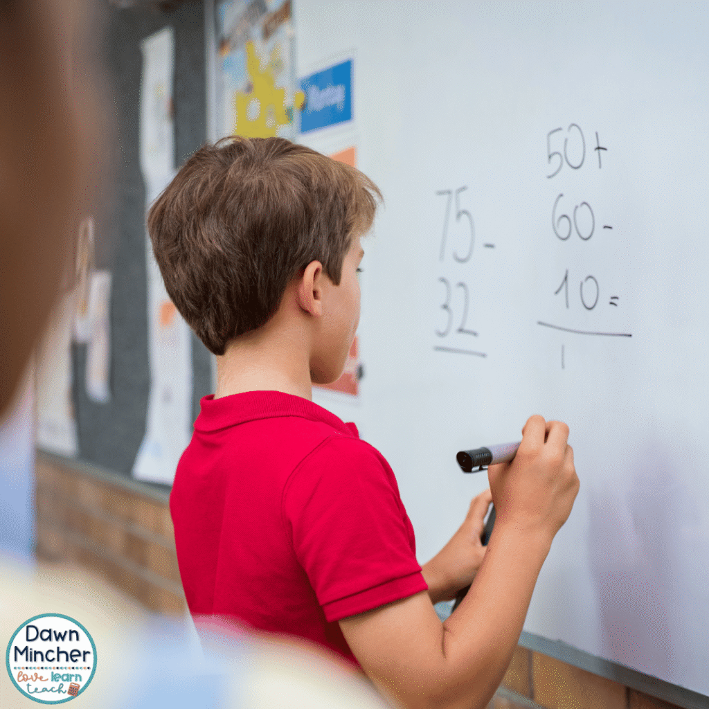 Instead of reading answers one by one, I asked my students to explain their thinking. Sometimes I invited a volunteer to solve a problem under the document camera while classmates compared strategies.