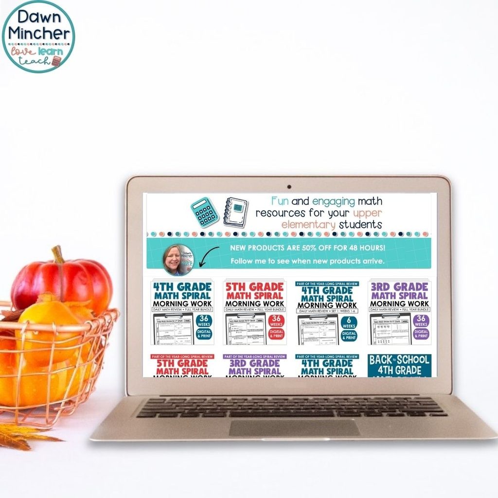 You can explore these Thanksgiving math activities, and more, in my TPT store. You'll find math resources for different skills, grade levels, and classroom routines. Whether you're looking for independent practice, differentiated activities, or ongoing review, you can choose what fits your students and your plans.